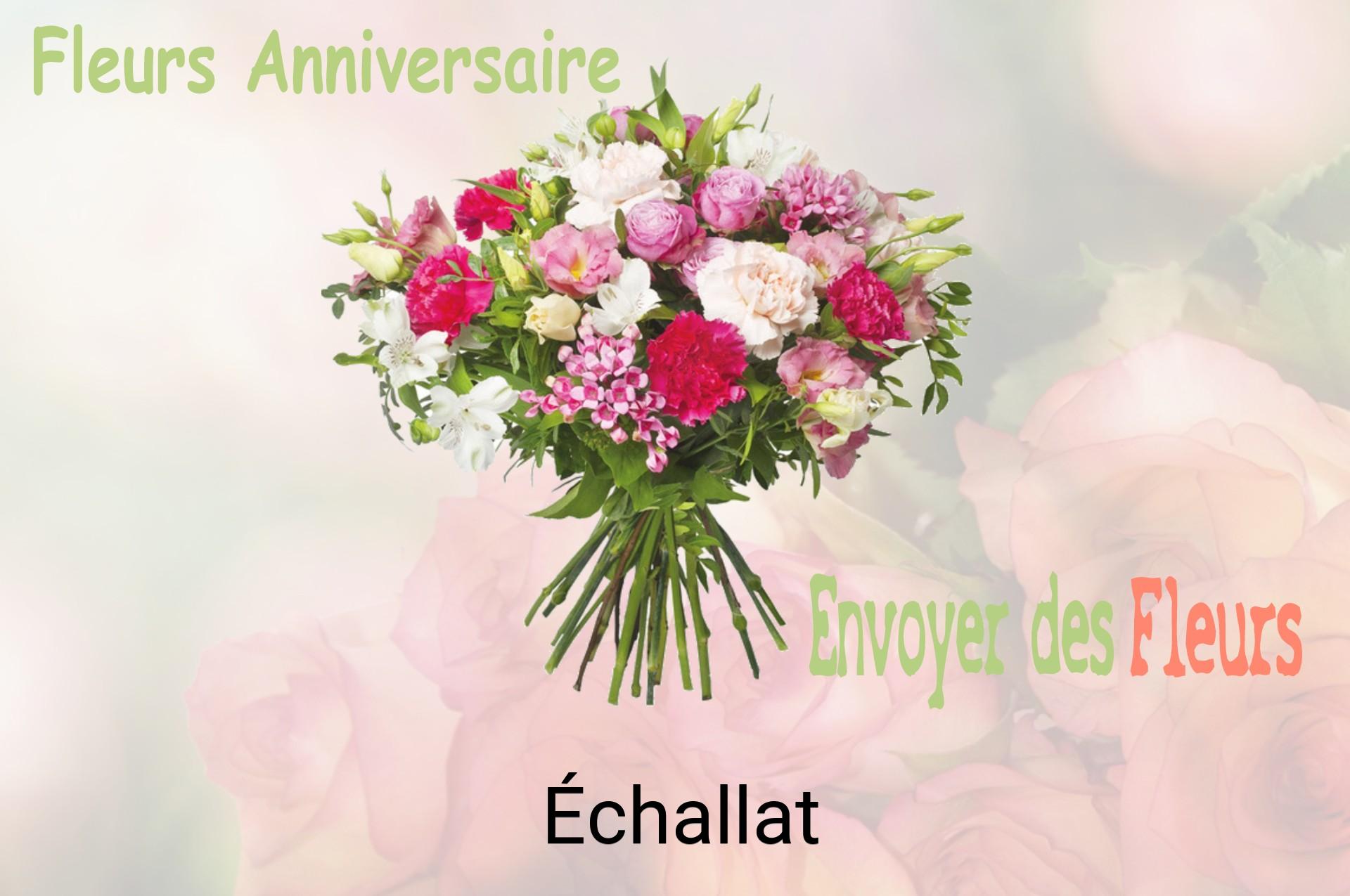 Bouquet de fleurs d’anniversaire livré à Échallat